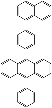 9-(4-Naphthalen-1-yl-phenyl)-10-phenyl-anthracene Structure
