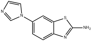 6-(1H-imidazol-1-yl)-1,3-benzothiazol-2-amine Structure