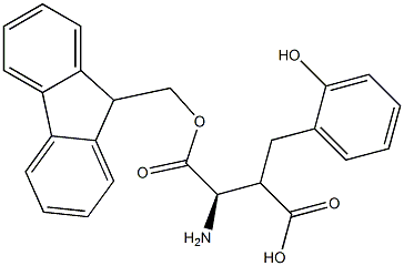 Fmoc-(R)-3-amino-2-(2-hydroxybenzyl)propanoicacid Structure