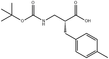 Boc-(R)-3-amino-2-(4-methylbenzyl)propanoicacid Structure