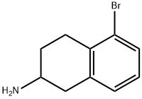 5-bromo-1,2,3,4-tetrahydronaphthalen-2-amine Structure