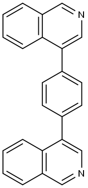 4-(4-(isoquinolin-4-yl)phenyl)isoquinoline Structure
