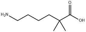 Hexanoic acid, 6-amino-2,2-dimethyl- Structure