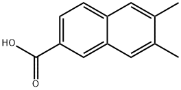 6,7-dimethyl-2-naphthoic acid Structure