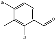 2-chloro-3-methyl-4-bromobenzaldehyde Structure
