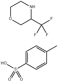 3-(trifluoromethyl)morpholine 4-methylbenzenesulfonate* Structure