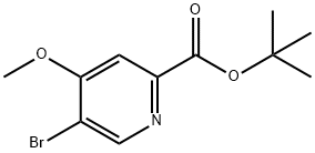 tert-butyl 5-bromo-4-methoxypicolinate Structure
