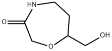 7-(hydroxymethyl)-1,4-oxazepan-3-one Structure