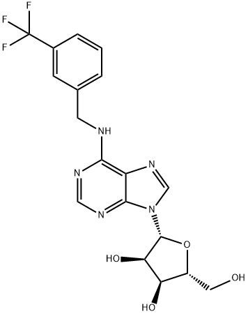 N6-(3-Trifluoromethylbenzyl)adenosine Structure