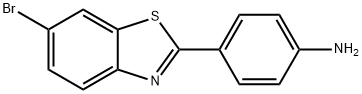 4-(6-Bromo-2-benzothiazolyl)benzenamine Structure