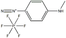 Benzenediazonium,4-(methylamino)-,hexafluorophosphate(1-) Structure