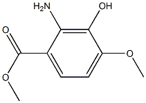 2-amino-3-hydroxy-4-methoxybenzoic acid methyl ester Structure