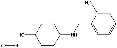(1s,4s)-4-((2-aminobenzyl)amino)cyclohexan-1-ol hydrochloride Structure