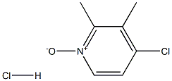 4-Chloro-2,3-DimethylPyridine-1-Oxide Hydrochloride Structure