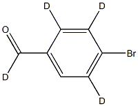 4-bromobenzaldehyde-d4 Structure