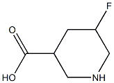 5-fluoropiperidine-3-carboxylic acid Structure