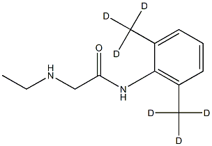 N-[2,6-bis(trideuteriomethyl)phenyl]-2-(ethylamino)acetamide Structure