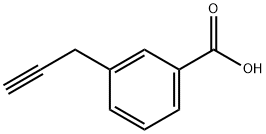 Benzoic acid, 3-(2-propyn-1-yl)- Structure