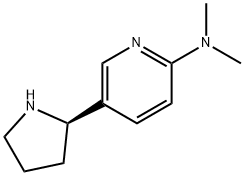 N,N-DIMETHYL-5-[(2R)-PYRROLIDIN-2-YL]PYRIDIN-2-AMINE Structure