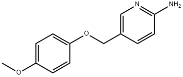 5-((4-methoxyphenoxy)methyl)pyridin-2-amine Structure