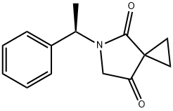 5-[(1R)-1-phenylethyl]-5-Azaspiro[2.4]heptane-4,7-dione Structure