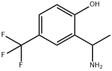 2-(1-AMINOETHYL)-4-(TRIFLUOROMETHYL)PHENOL Structure