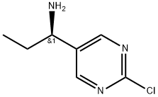 (R)-1-(2-chloropyrimidin-5-yl)propan-1-amine Structure