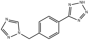 5-(4-((1H-1,2,4-triazol-1-yl)methyl)phenyl)-1H-tetrazole Structure