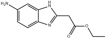 ethyl 2-(5-amino-1H-benzo[d]imidazol-2-yl)acetate Structure