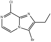 3-bromo-8-chloro-2-ethylImidazo[1,2-a]pyrazine Structure