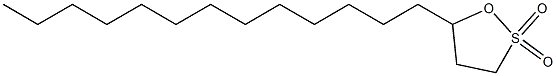5-tridecyl-1,2lambda6-oxathiolane-2,2-dione Structure