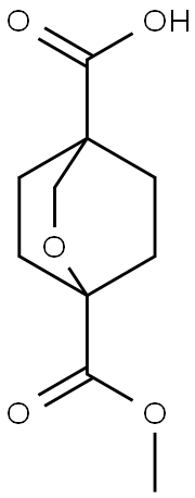 1-(Methoxycarbonyl)-2-oxabicyclo[2.2.2]octane-4-carboxylic acid Structure