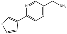 [6-(furan-3-yl)pyridin-3-yl]methanamine Structure