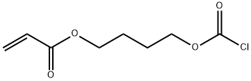 4-[(chlorocarbonyl)oxy]butyl prop-2-enoate Structure
