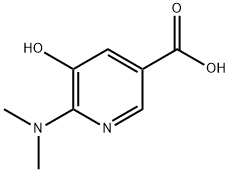 6-(dimethylamino)-5-hydroxynicotinic acid Structure