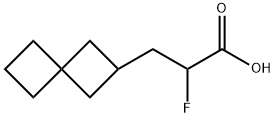 2-fluoro-3-{spiro[3.3]heptan-2-yl}propanoic acid Structure