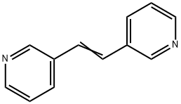 3,3'-(1,2-ethenediyl)bis-pyridine Structure