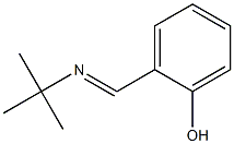 o-(tert-butyliminomethyl)phenol Structure