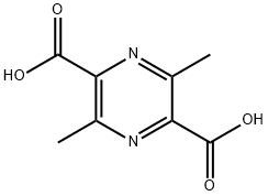 2,5-Pyrazinedicarboxylic acid, 3,6-dimethyl- Structure