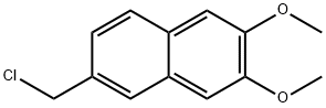 6-(chloromethyl)-2,3-dimethoxynaphthalene Structure