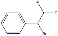 (1-bromo-2,2-difluoroethyl)benzene Structure