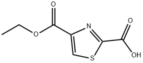 2,4-Thiazoledicarboxylic acid, 4-ethyl ester Structure