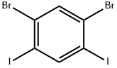 1,5-dibromo-2,4-diiodobenzene Structure