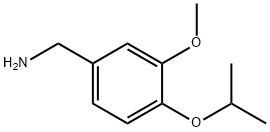 1-(4-isopropoxy-3-methoxyphenyl)methanamine Structure