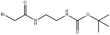 tert-Butyl (2-(2-bromoacetamido)ethyl)carbamate Structure