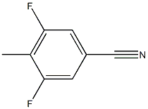 3,5-Difluoro-4-methylbenzonitrile Structure