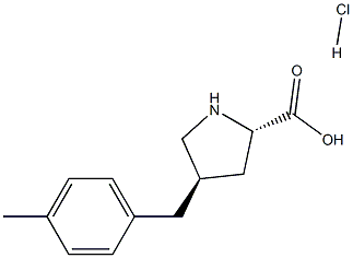 trans-4-(4-Methylbenzyl)-L-proline hydrochloride, 95% Structure