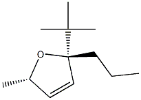 (2S,5S)-2-tert-butyl-5-methyl-2-propyl-2,5-dihydrofuran Structure