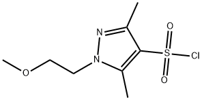 1-(2-methoxyethyl)-3,5-dimethyl-1H-pyrazole-4-sulfonyl chloride Structure