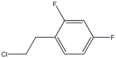 Benzene, 1-(2-chloroethyl)-2,4-difluoro- Structure